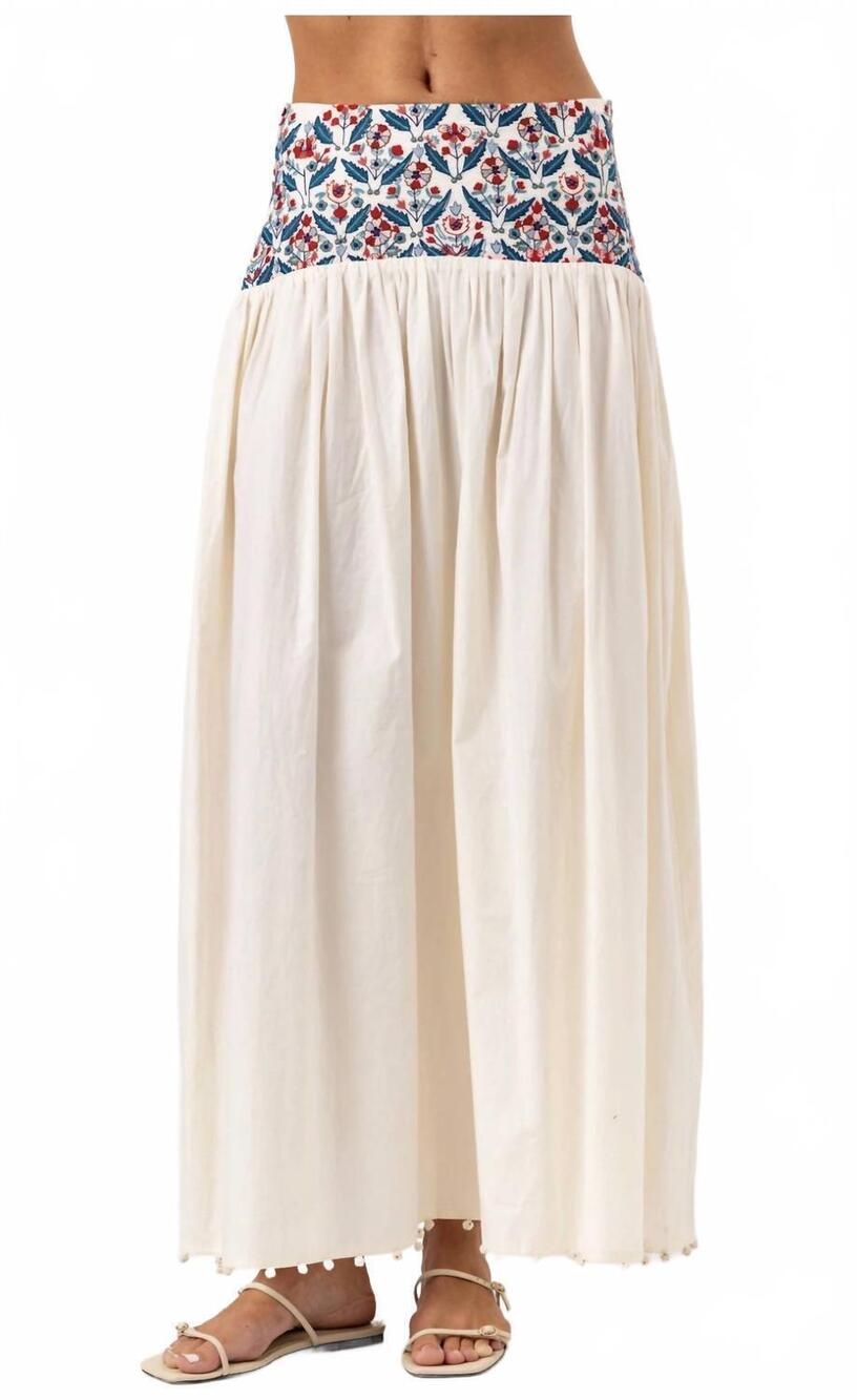 NEW SUNDAYS gwen skirt in white